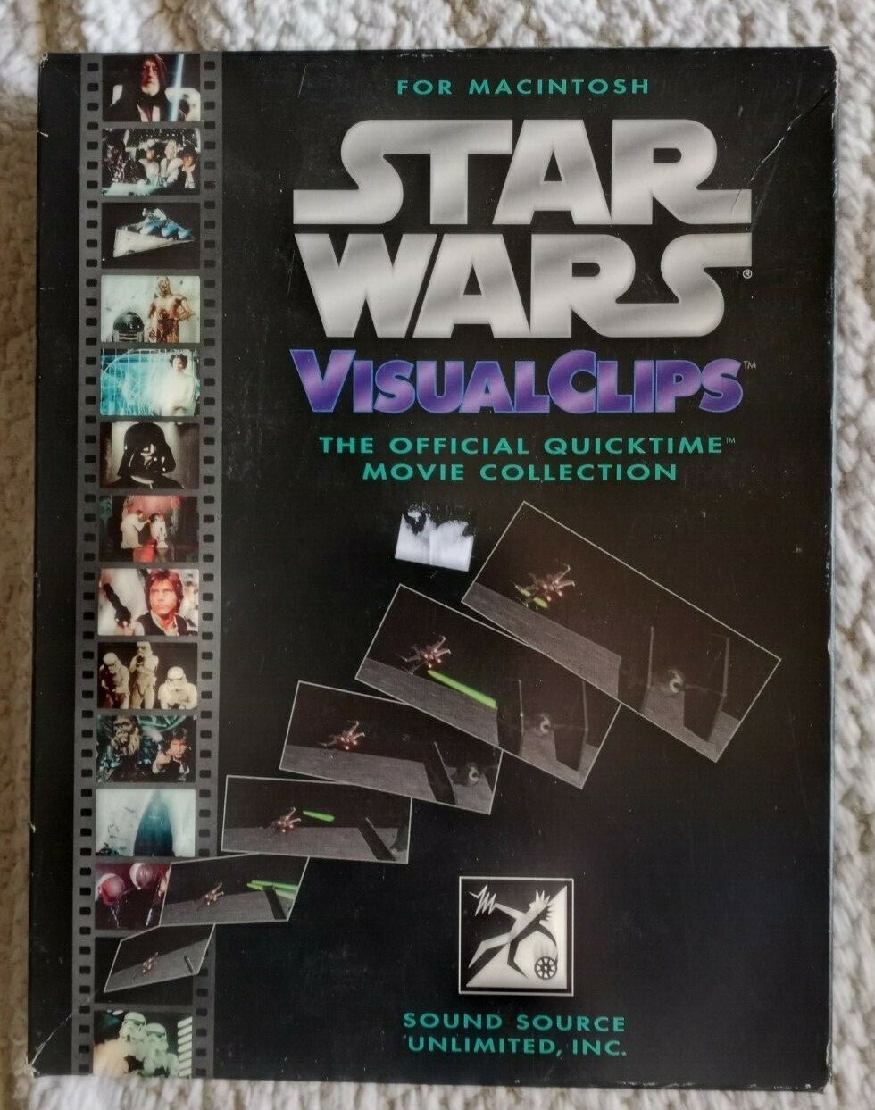 Star Wars Visual Clips for Macintosh - on 12 Mac 3.5" disks - Sound Source