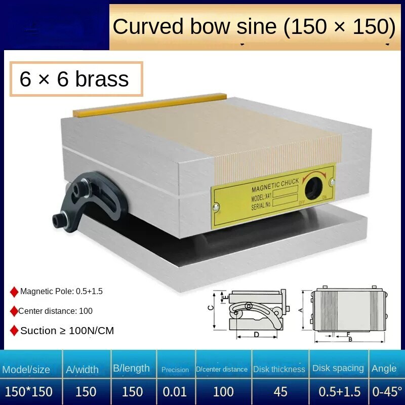 High-precision Strong Magnetic Force Surface Grinder Permanent Magnetic Chuck