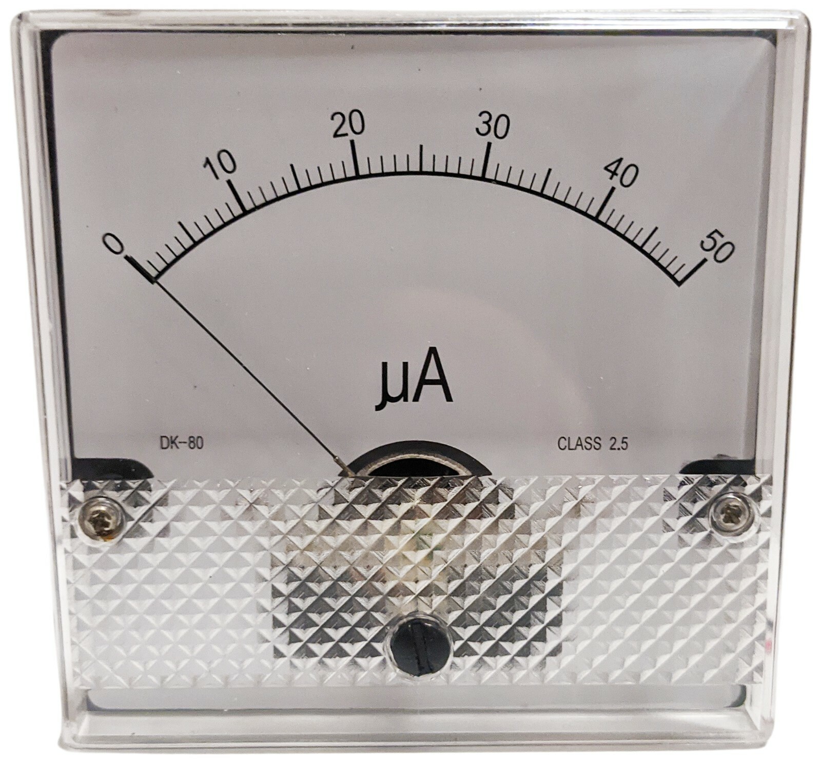 Ammeter DC 0-50µA Meter Movement, 1µA Resolution
