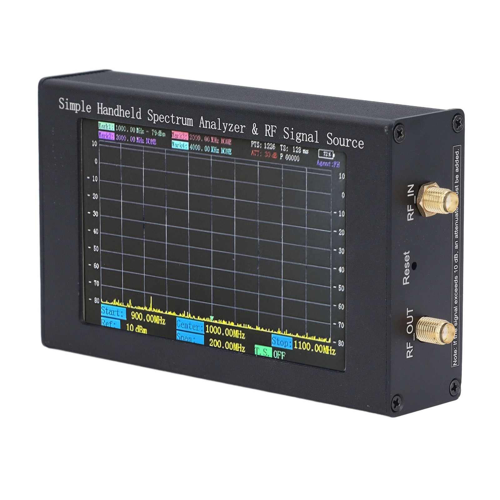 Handheld Spectrum Analyzer Portable Reliable Signal Generator For RF Testing
