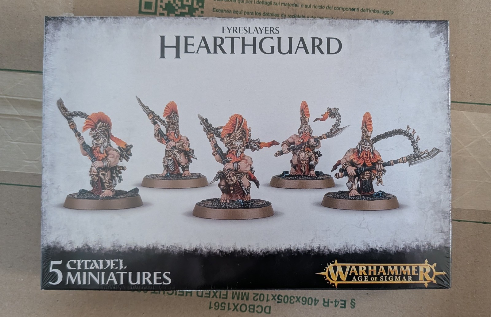 Warhammer AOS Fyreslayers Auric Hearthguard Berzerkers NIB Sealed