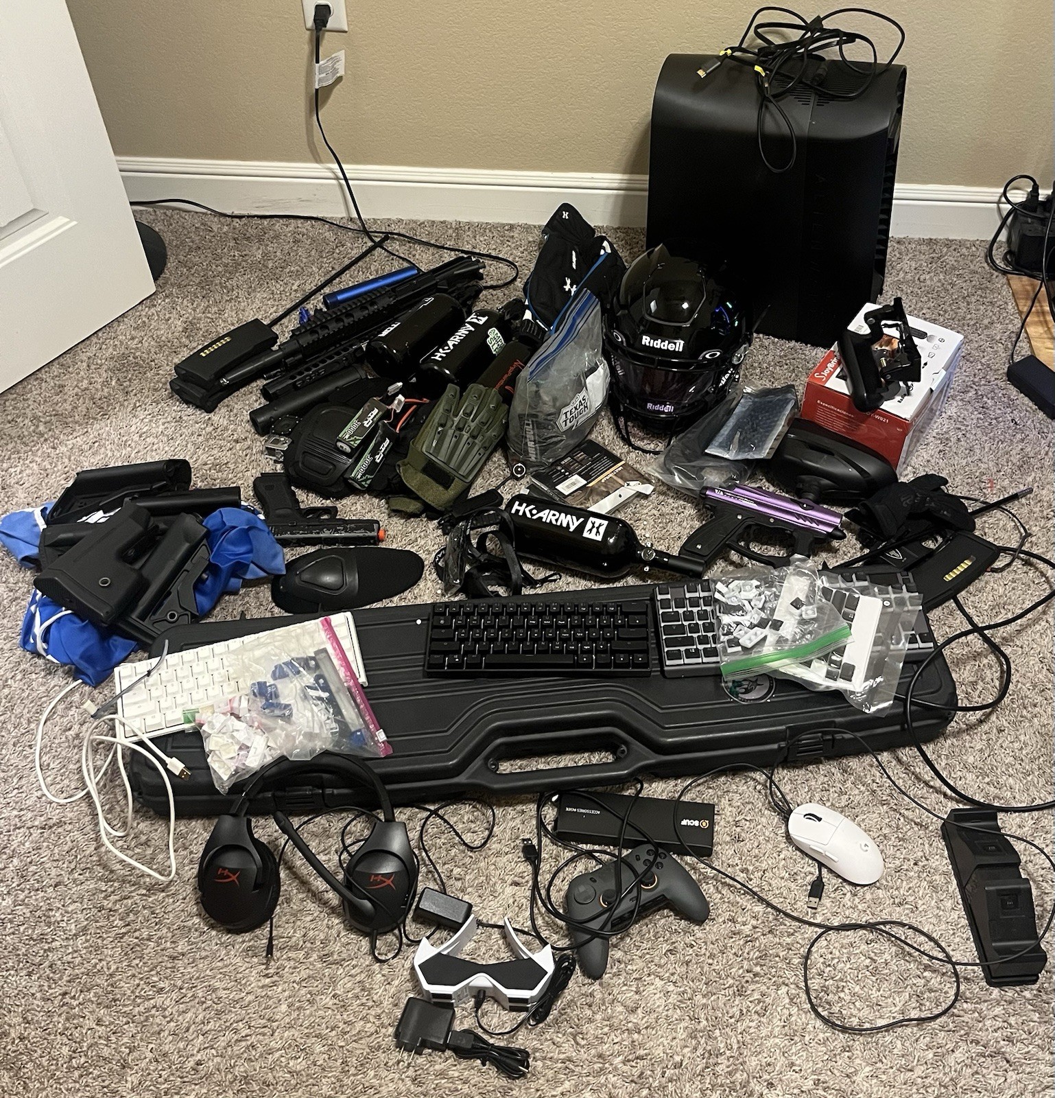 Gaming, Airsoft, And Paintball Stuff Need Gone ASAP ***CHECK DESCRIPTION***