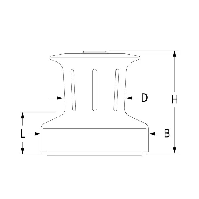 Andersen Classic 46/ 2 Speed Stainless Steel Winch
