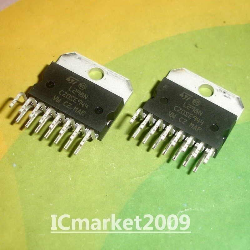 10 PCS L298N ZIP-15 15 Pins L298 Dual Full-Bridge Driver Chip IC