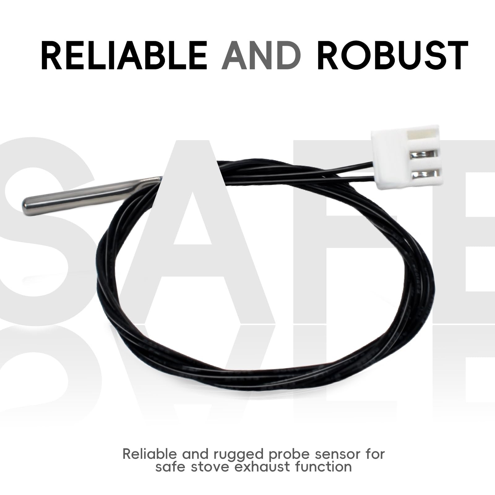 Exhaust Probe Compatible with Quadrafire Pleasant Hearth Pelpro Models PH35PS