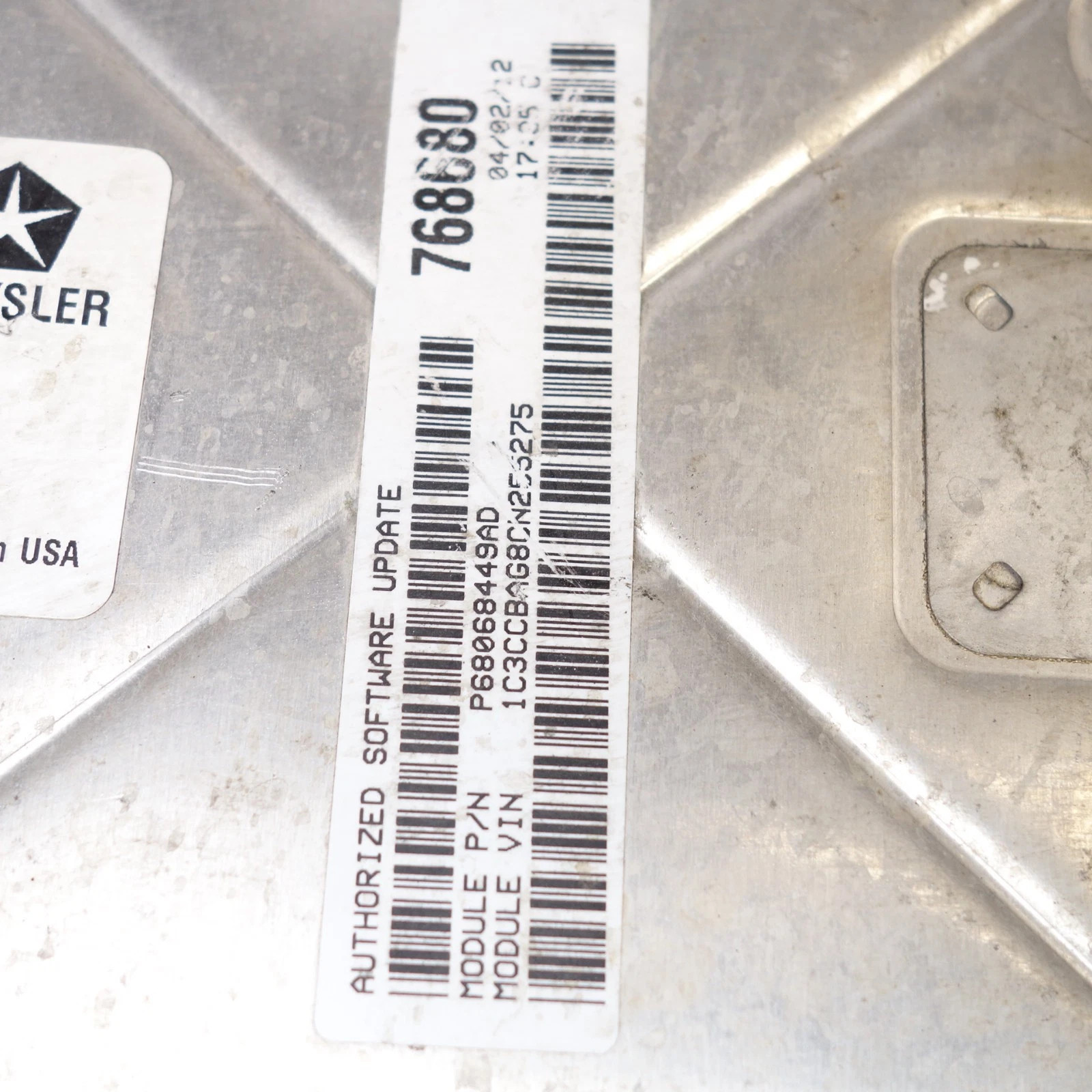 P68068449AD 2012 Avenger 3.6L Engine computer ECM Plug N GO P05150657AA