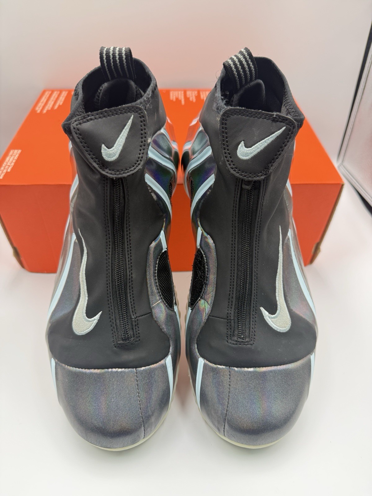 Nike Air Flightposite 1 One Black Topaz Mist AO9378-001 Men’s Sz 7.5 *SEE PICS*