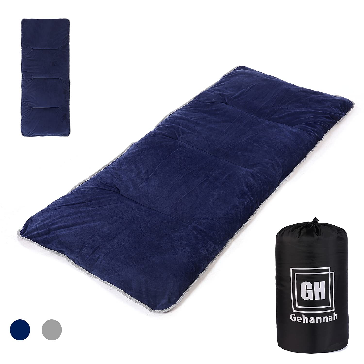 Thick Camping Sleeping Pad Soft Comfortable Microfiber Camping Cot Pads for A...