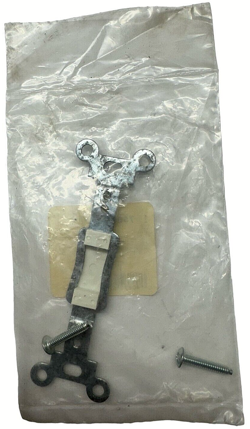 756W White Blank Insert w/Strap for STD Switch Plate **Free Shipping**