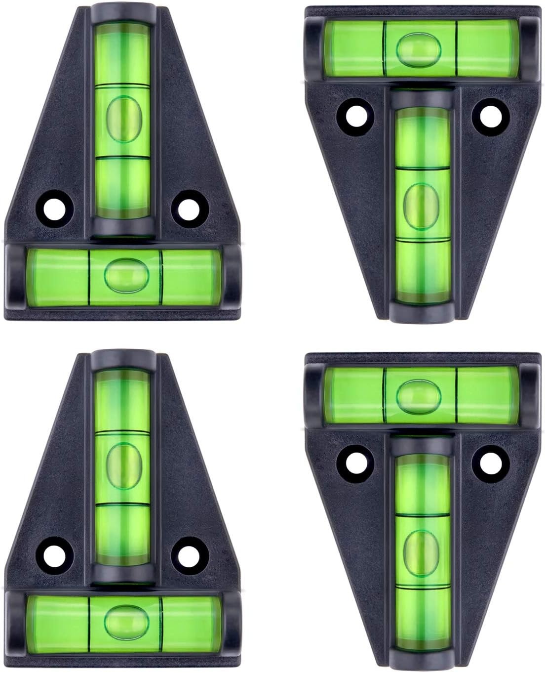 4Pcs Magnetic T Type RV Levels, Cross Check Leveler Bubble for RV Camper Accesso