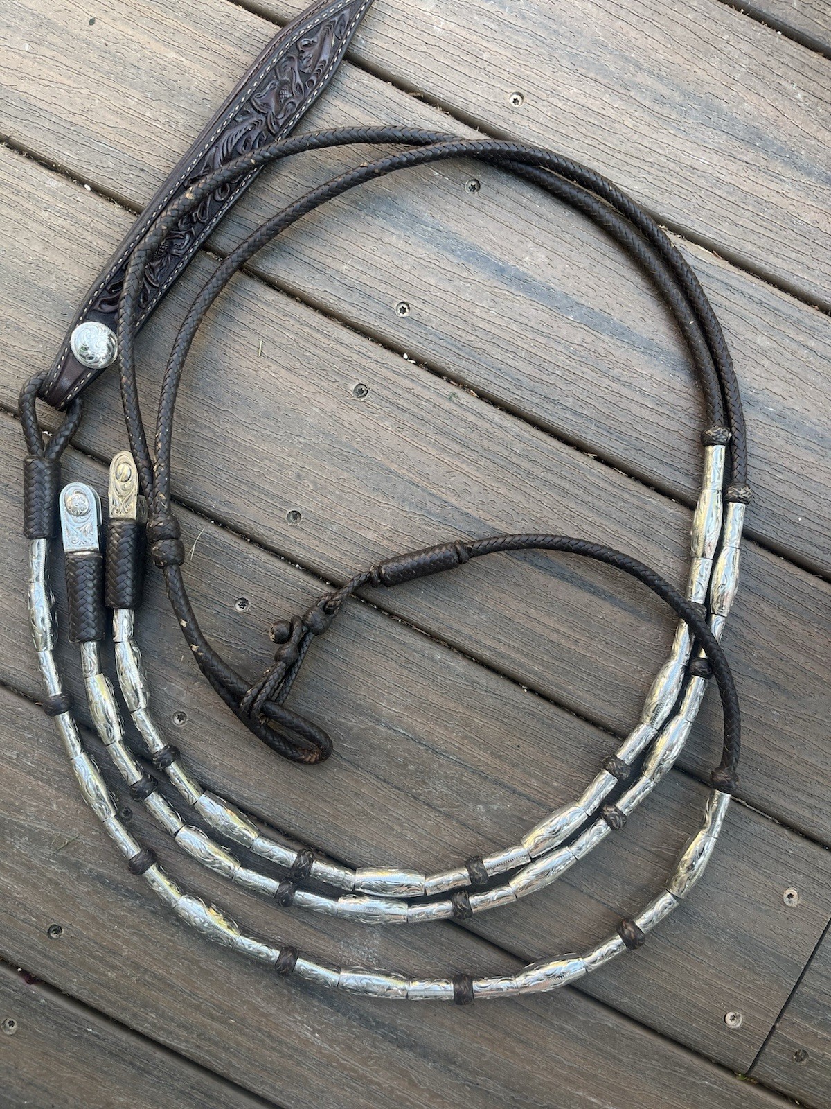 Vintage Billy Royal Dark Oil Silver Romel Reins  32oz.