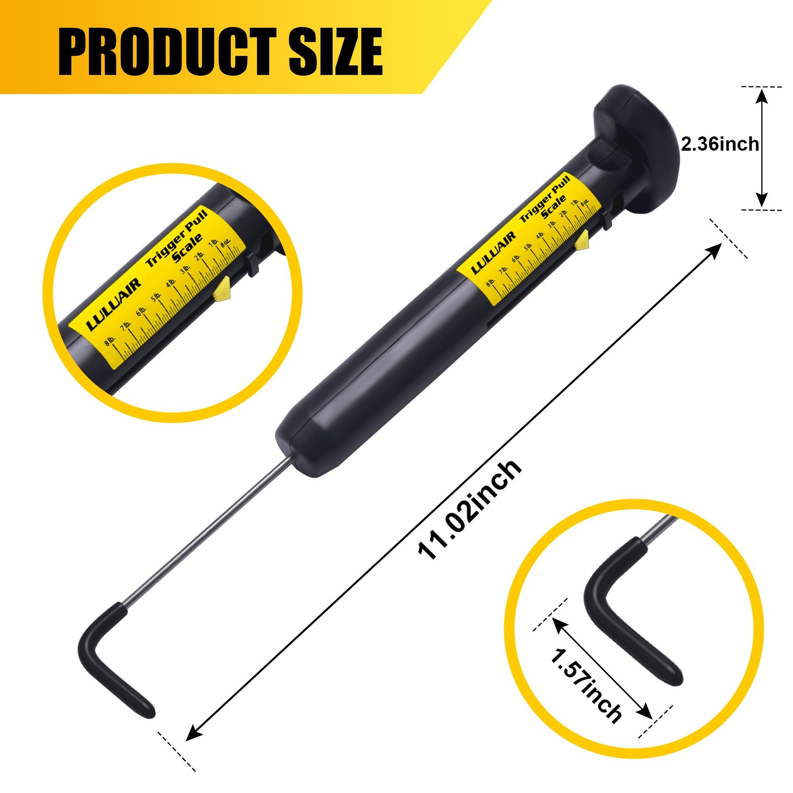 Manual Trigger Pull Scales, Mechanical Trigger Pull Gauge with Values ranging...