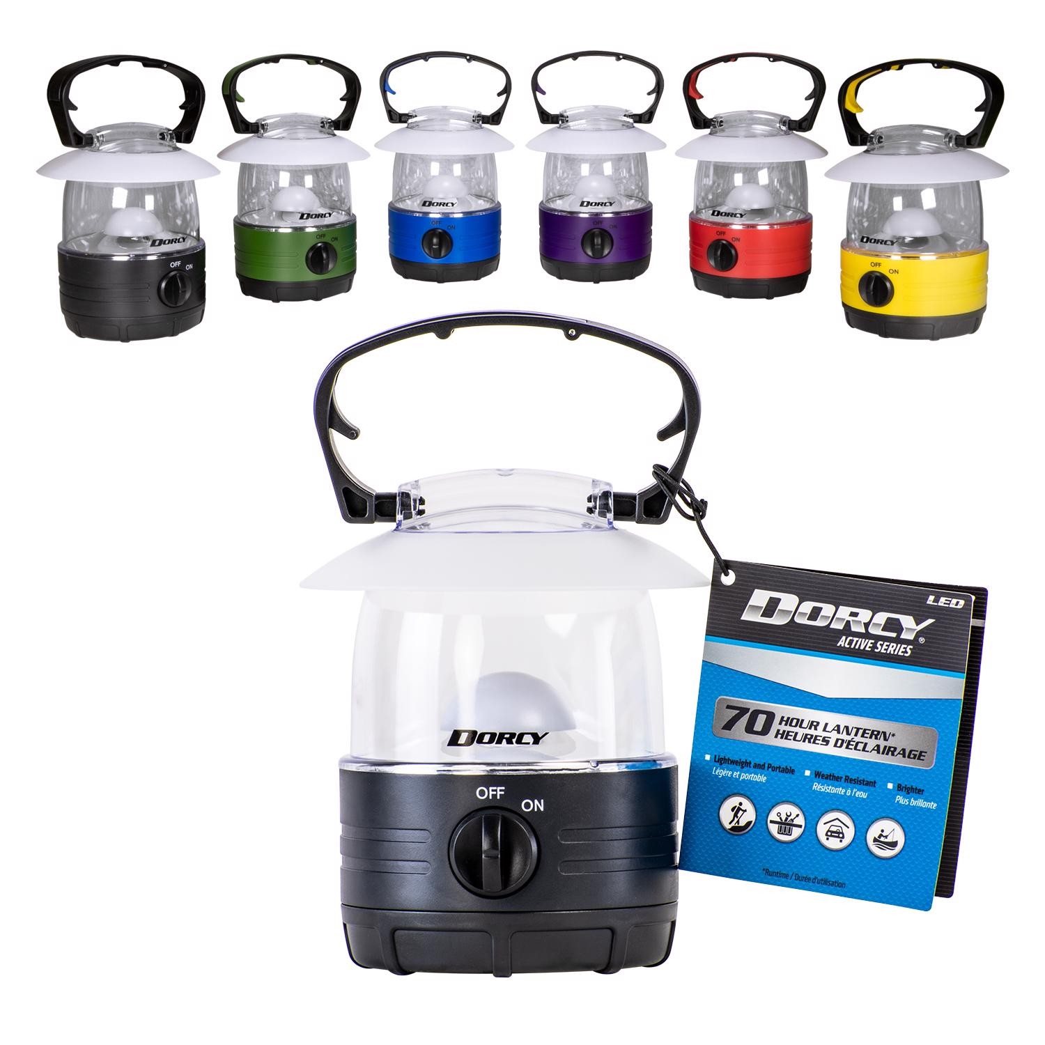 Dorcy 41-1010 40 Lumens 4AA Battery Mini LED Camping Lantern (Pack of 6)
