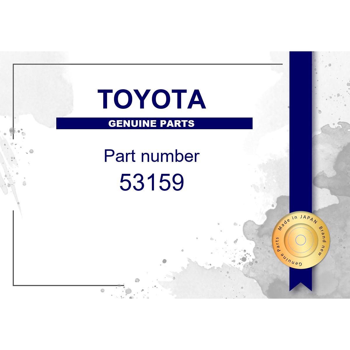 Genuine Toyota Front Pillar Dustproof No.1 - Multiple Part Numbers [Set 53159]