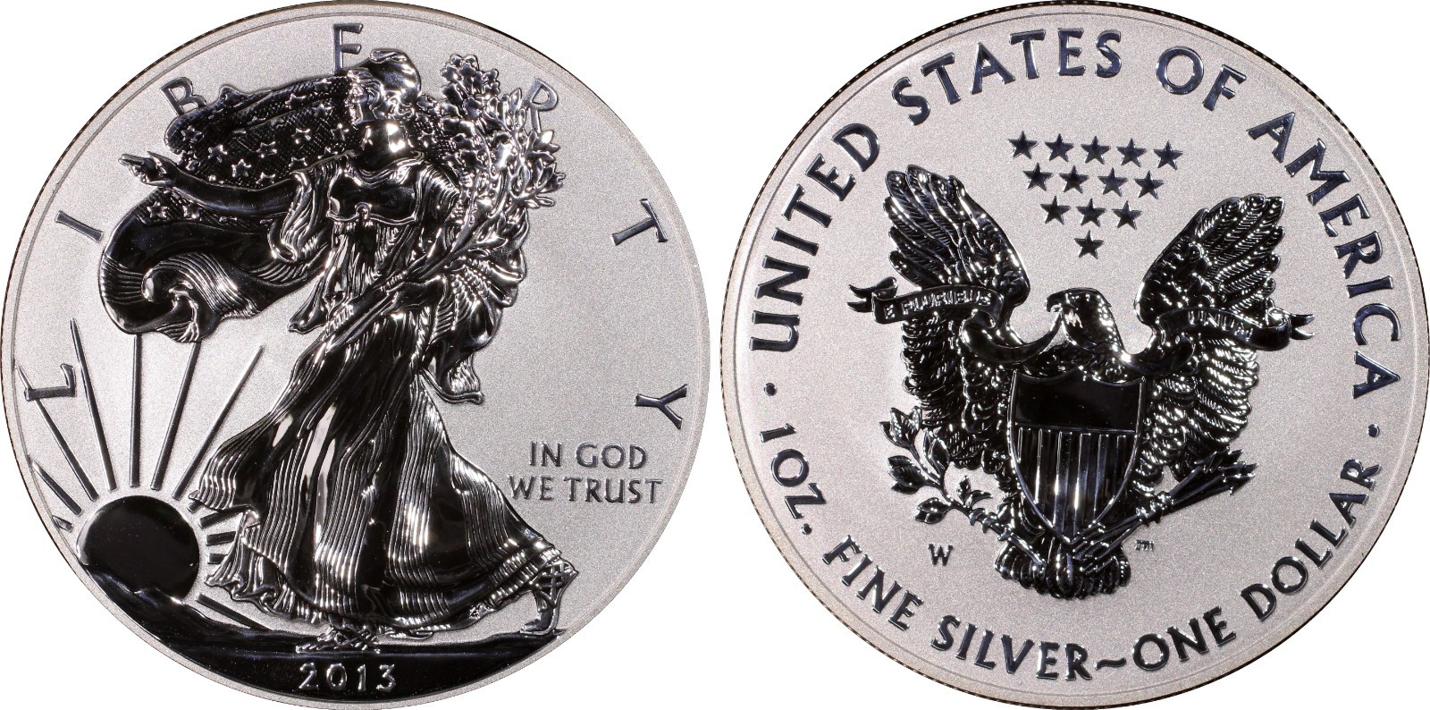 PR69 REV 2013-W American Silver Eagle West Point Mint Set PCGS Blue Lbl