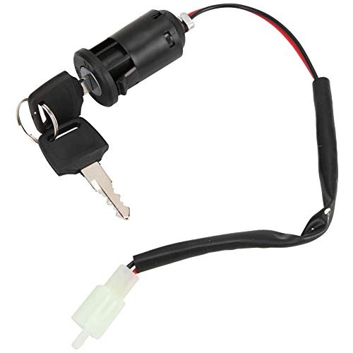Ignition Switch Key Set, 2 Positions On and Off, Plastic, Direct Replacement,