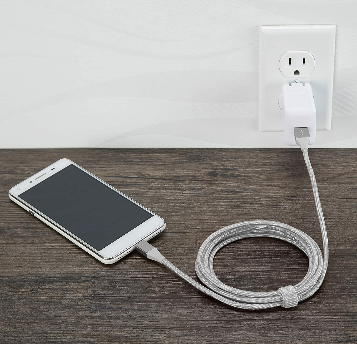 Micro USB Charger Flat Cable Data Sync Fast Charging for Android Samsung HTC LG