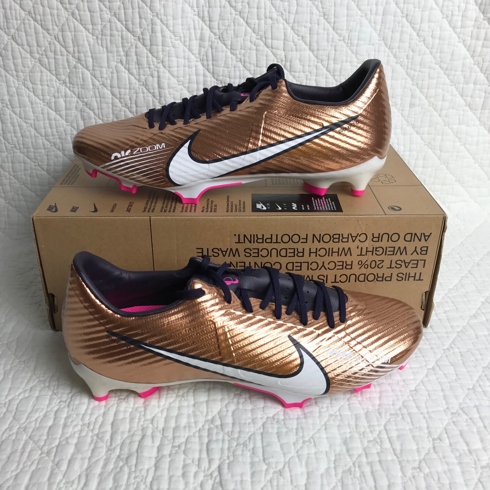 Nike Zoom Vapor 15 Academy FG/MG Soccer Cleats Men’s SZ 8 DR5941-810 NWOB