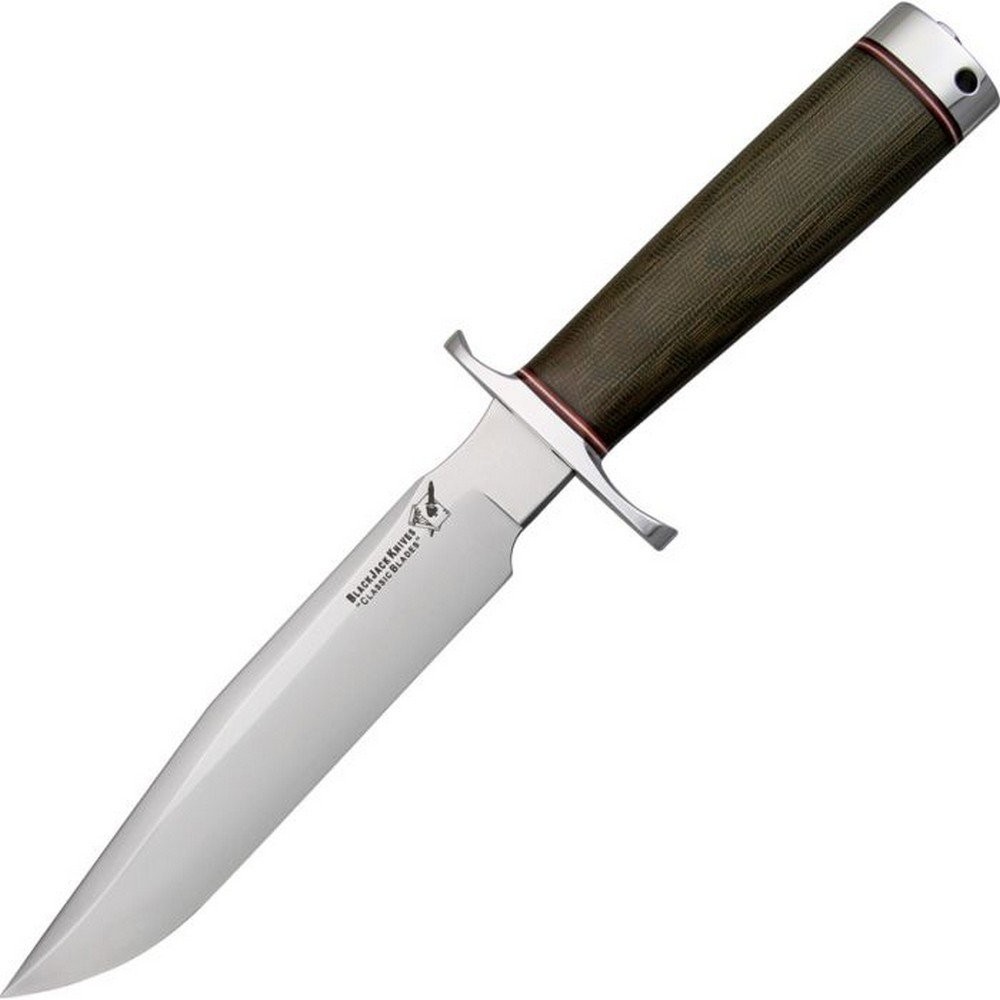 Blackjack Classic Model 7 Fixed Knife 7" A-2 Tool Steel Blade Micarta Handle 7GM