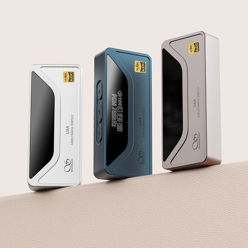 SHANLING UA4 Blue Portable USB DAC AMP Headphone Amplifier Hi-Res Audio ES9069Q