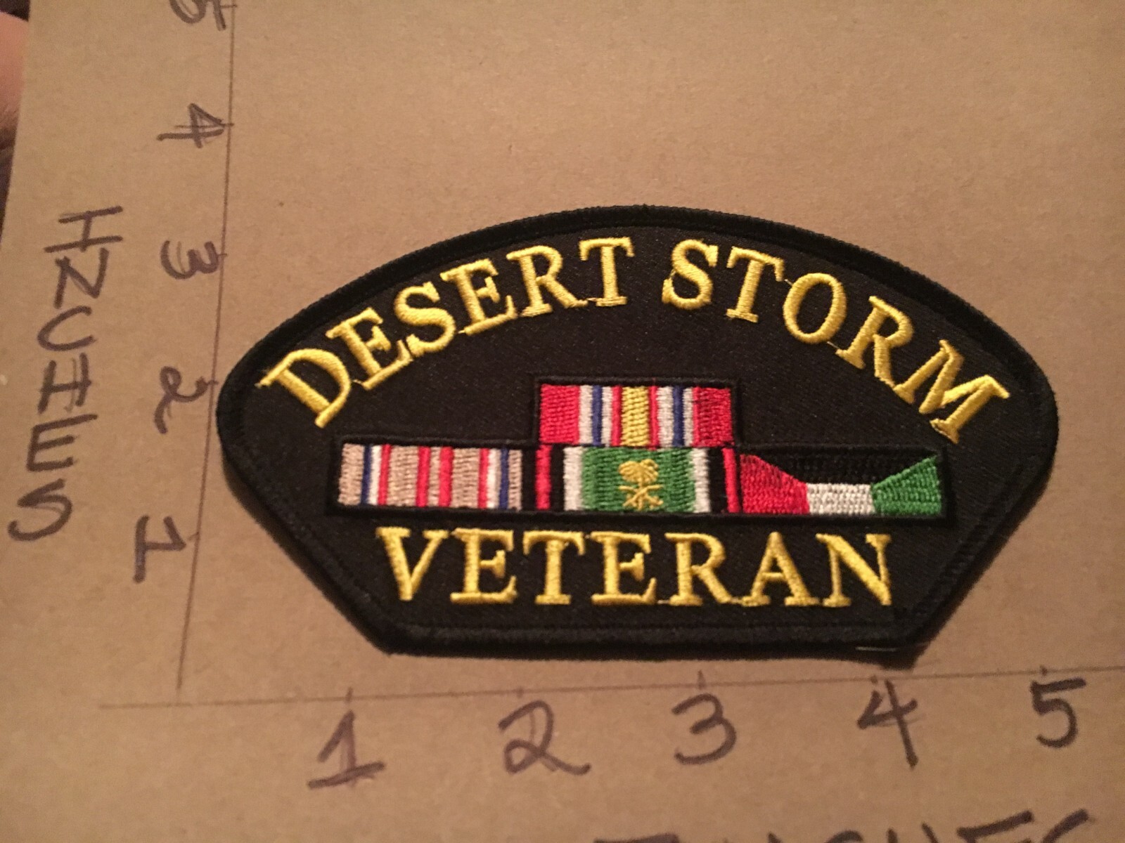 Desert Storm Veteran Hat Patch 4/25/25 modern