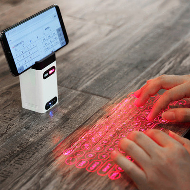 Virtual Laser Keyboard Bluetooth Projector, Wireless Keyboard & Mouse Combo