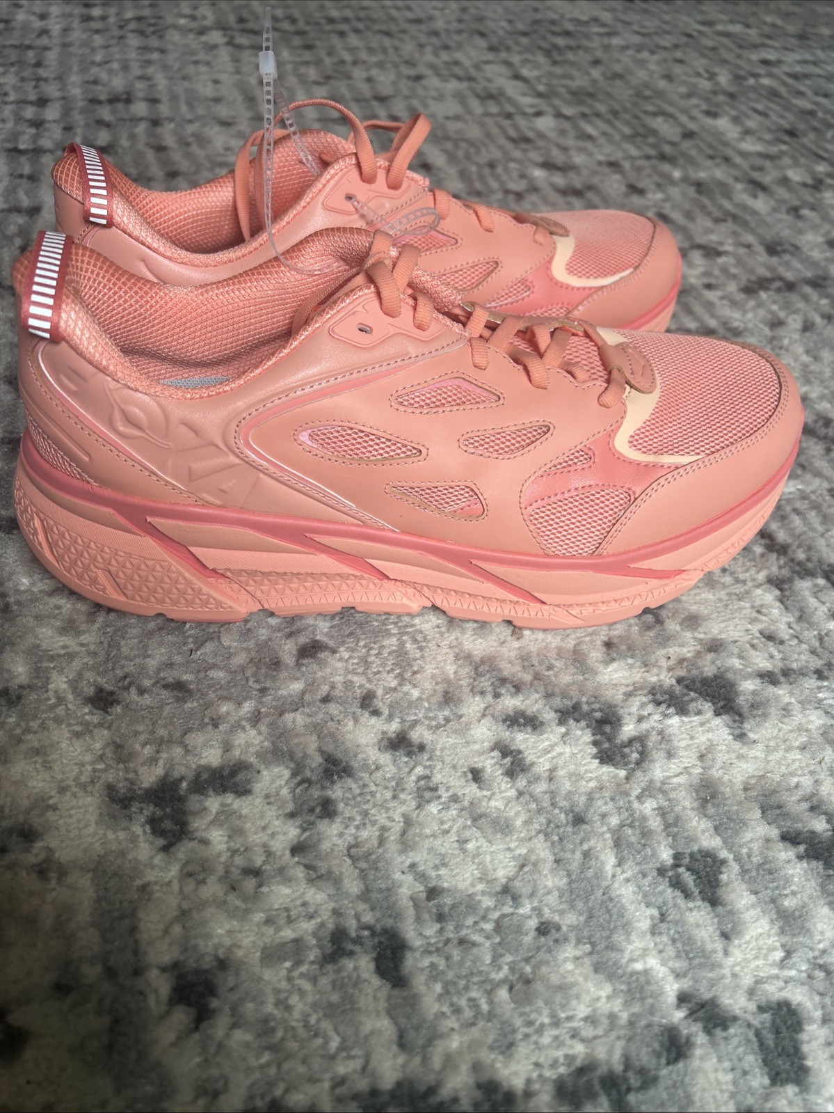 Hoka One Clifton L Shoes Guava Electric Coral 1160050-GCC Men's Size 12