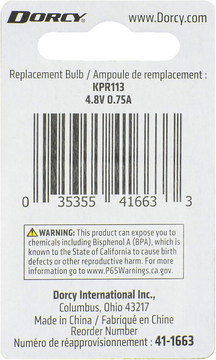 6-Volt/4D-4.8-Volt, 0.75A Bayonet Base Krypton Bulb (41-1663), Blue, 2-Pack