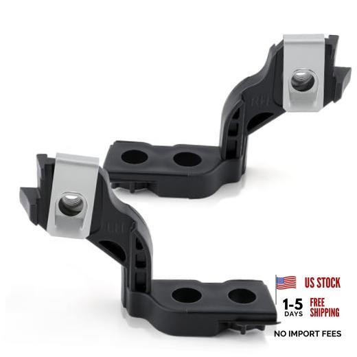 2Pcs Driver Side& Passenger Side Headlight Lamp Mount Brackets Compatible with