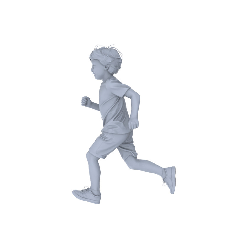 MRY-SFW 1/87 Modern Running Sports Figure 4 pcs