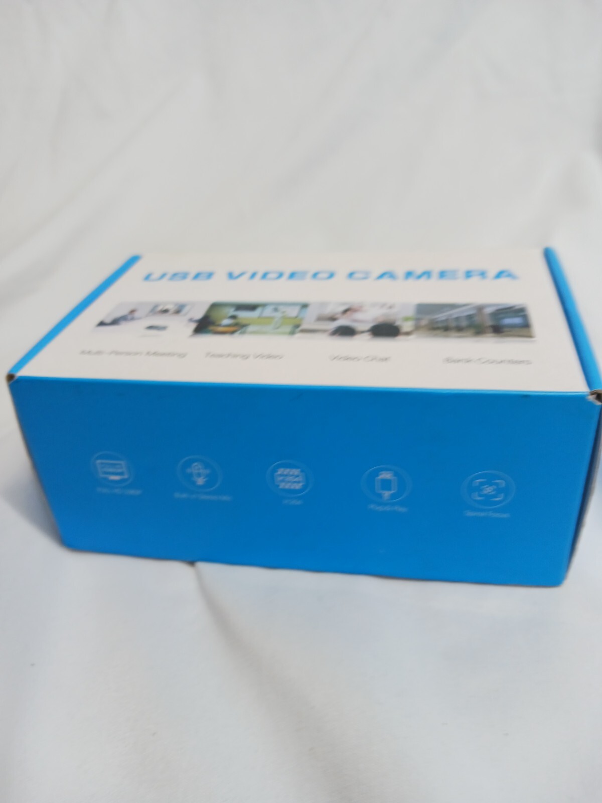 360 USB Adjustable Webcam Camera With Microphone