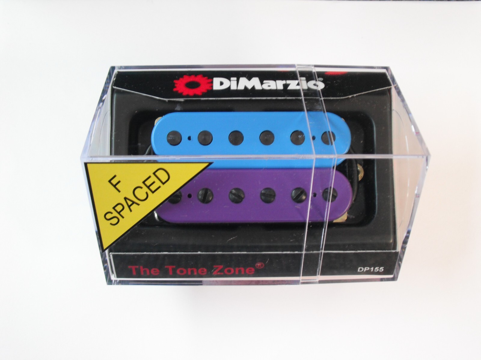 DiMarzio F-spaced Tone Zone Bridge Humbucker Purple/Blue W/Black Poles DP 155