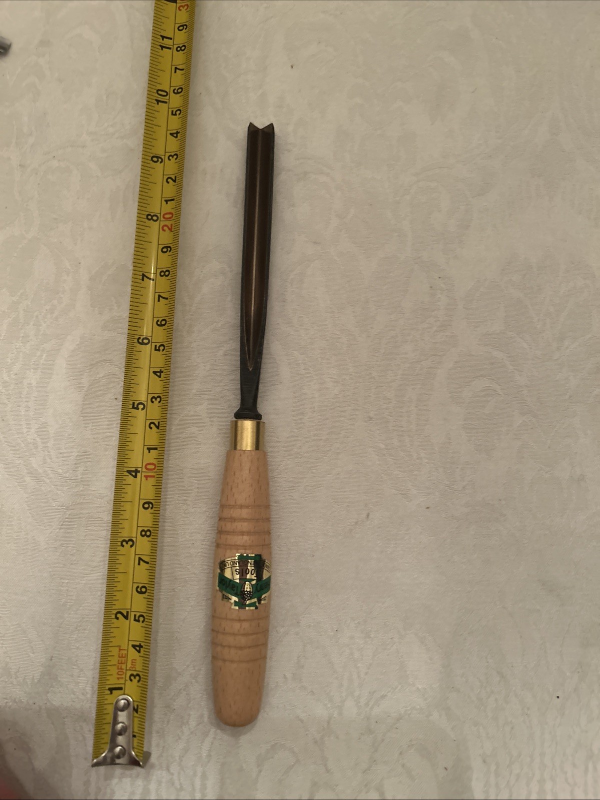 Henry Taylor V Tool # 12 / 12mm Carving Gouge Excellent Condition Sharp