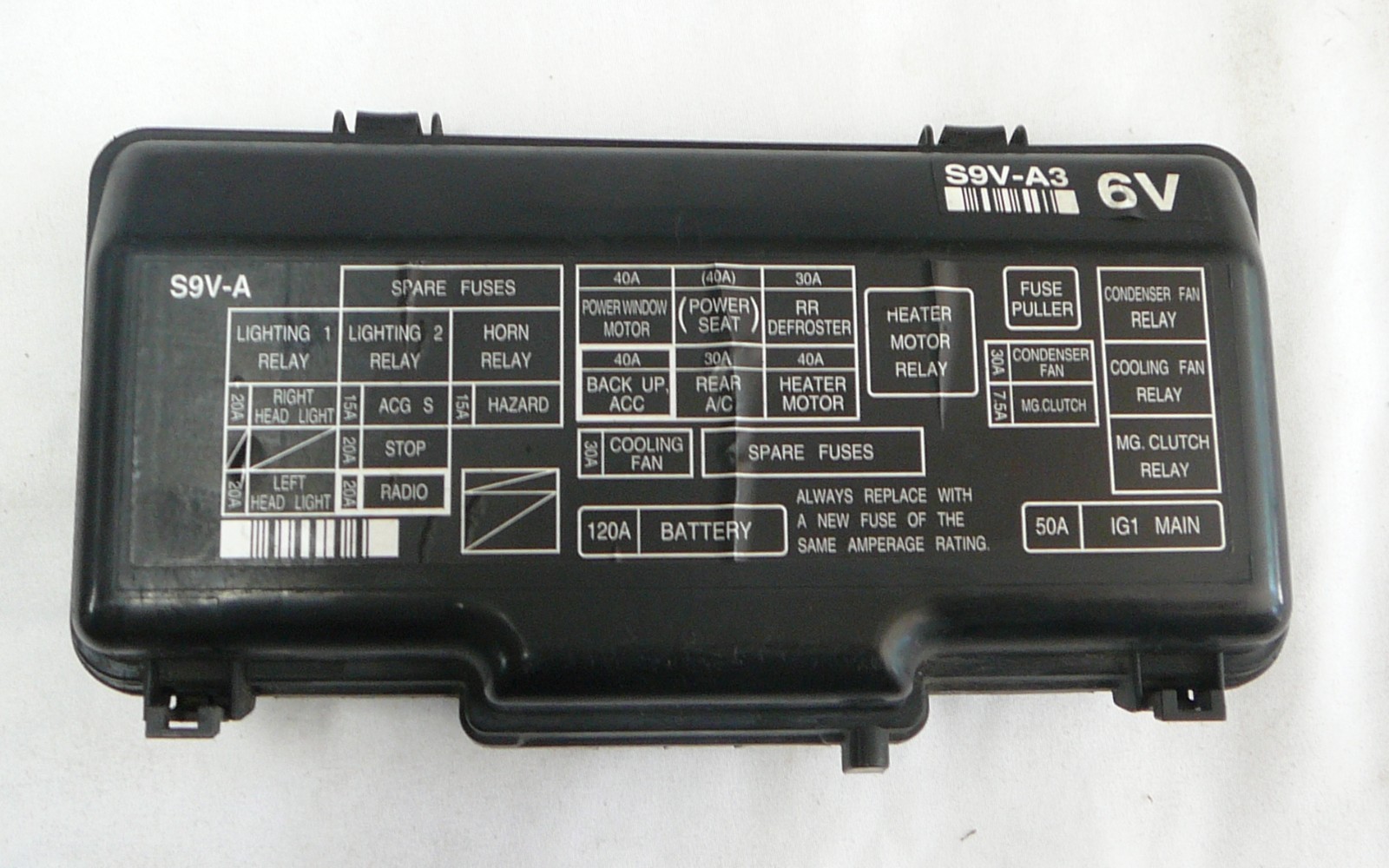 03 - 08 Honda Pilot Fuse Relay Engine Compartment Cover Lid  38254-S9V-A01  B10