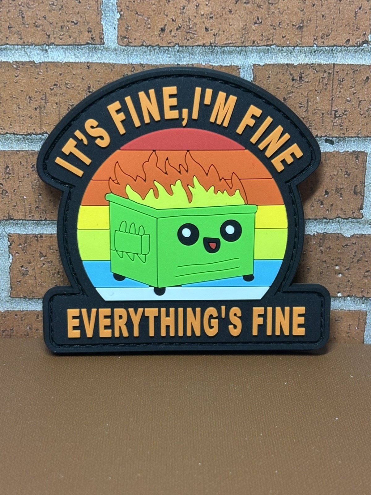 PVC Tactical Morale Patch - It's Fine I'm Fine Patch - Everything is Fine Patch