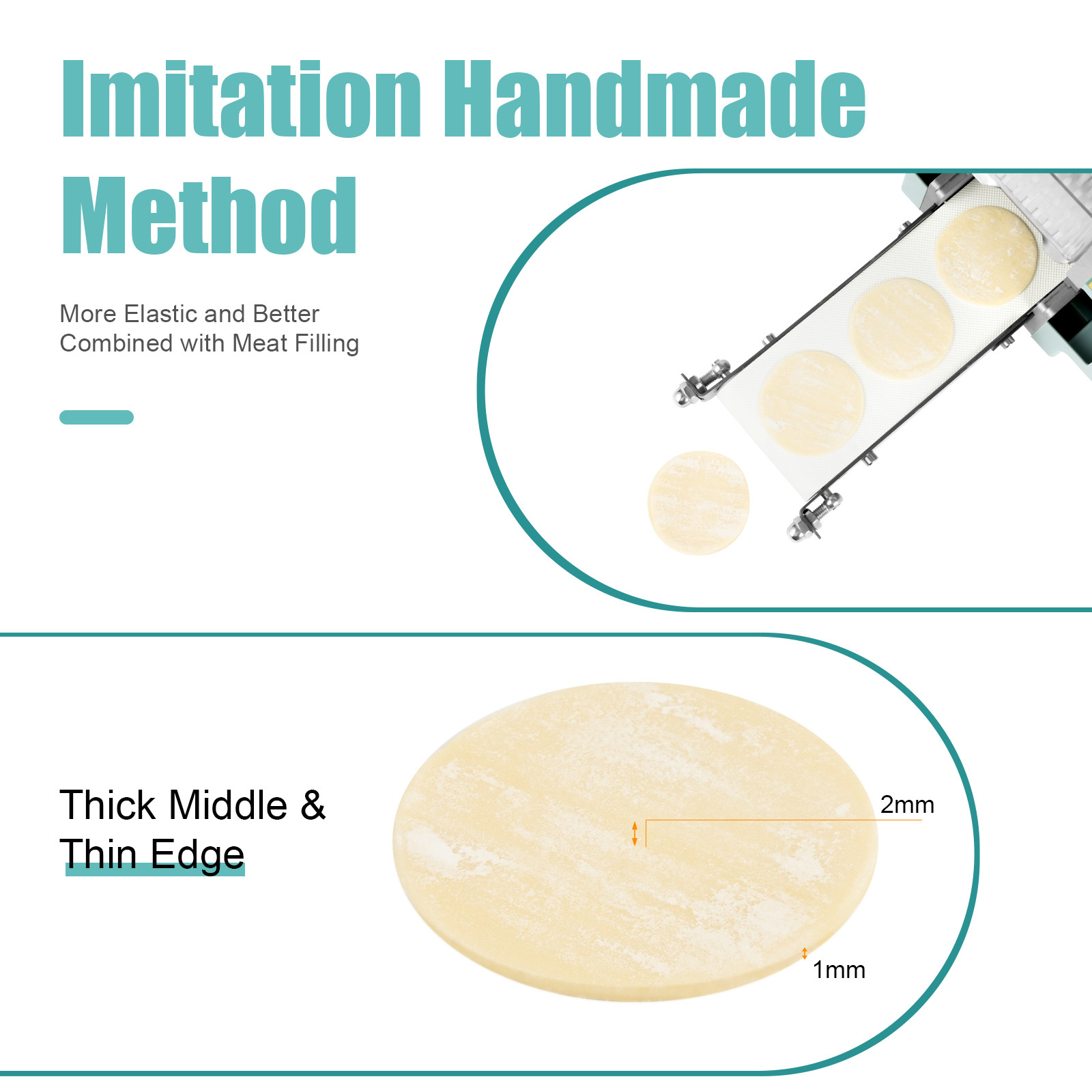 Electric Dumpling Skin Processing Machine Maker Wonton Dough Wrapper Commercial