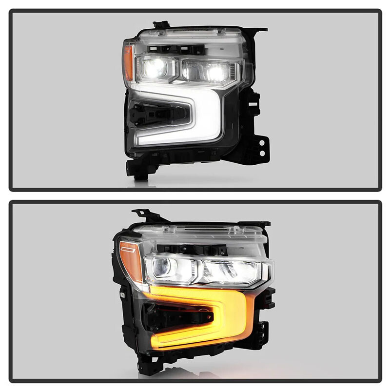 For 2022-2025 Chevy Silverado 1500 LT RST Chrome Full LED Headlight Passenger RH