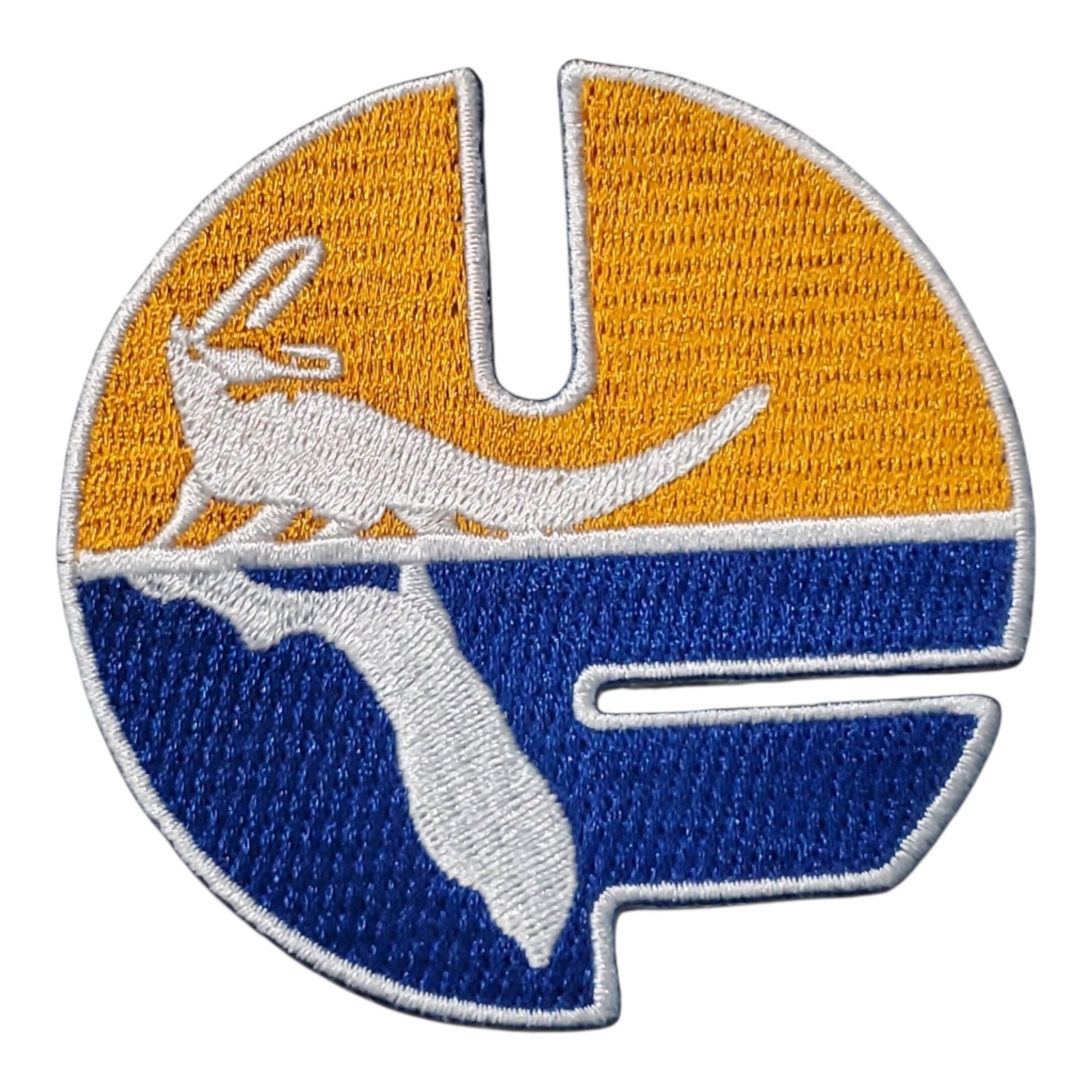 Florida Gators Vintage Style Patch. Embroidered. Iron On Backing. 3"x3"