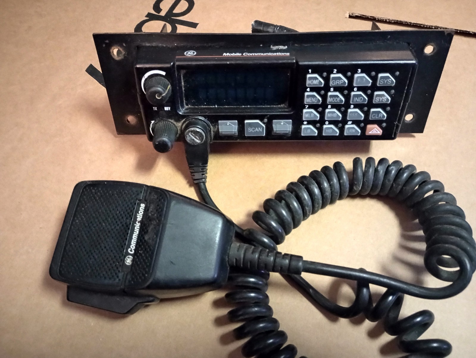 GE Communications 344A4581P4 rev c Control Radio Head w/ Mic