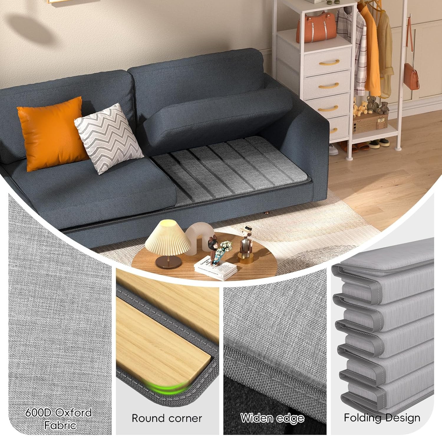 Heavy Duty Couch Cushion Support Board to Fix Sagging Sofas, 67" X 24" Sofa, Thi