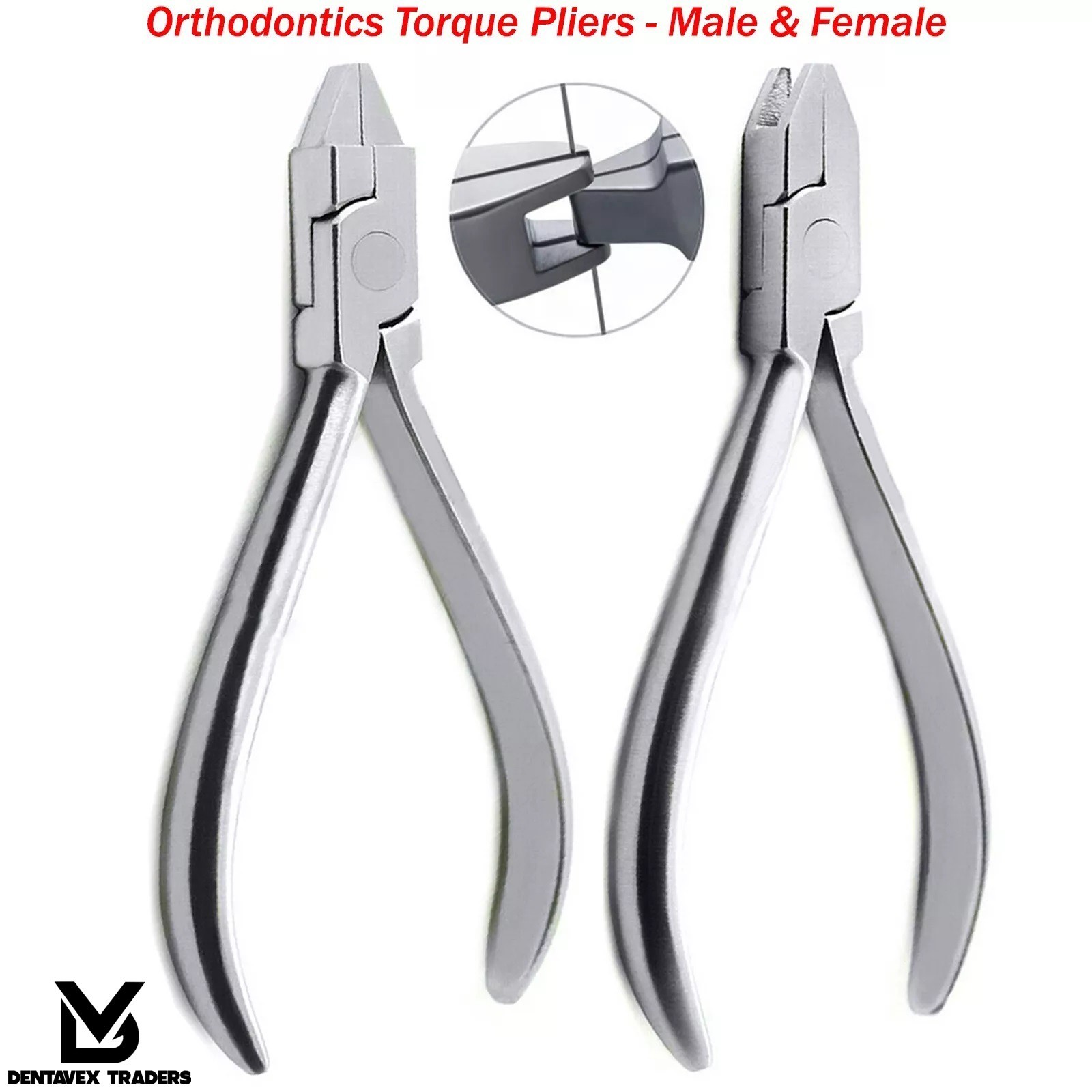 Orthodontic Torquing Pliers Archwire Bending Dental Torque Plier Male & Female