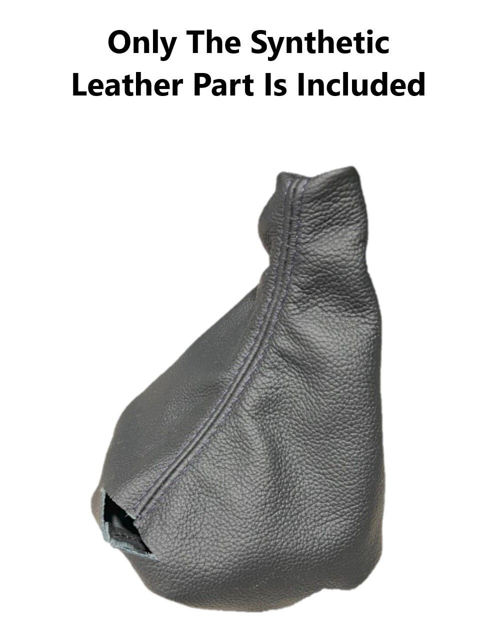 Synthetic Leather AUTOMATIC Gear Shift Cover Purple Stitch For 97-04 Corvette C5