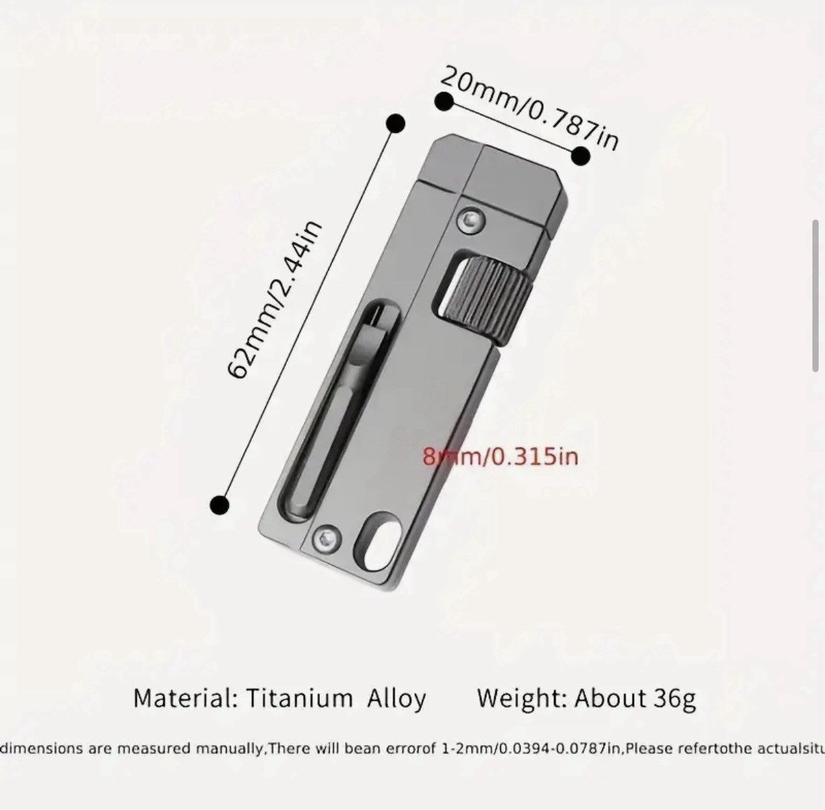 multipurpose titanium Repair tool screwdriver adjustable lightweight portable