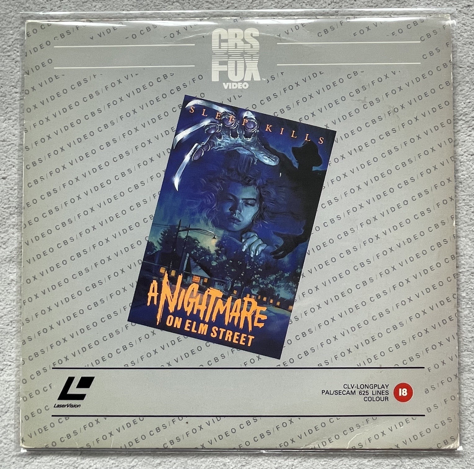A Nightmare On Elm Street LASERDISC [6803-70] Uncut UK PAL **Very Good**
