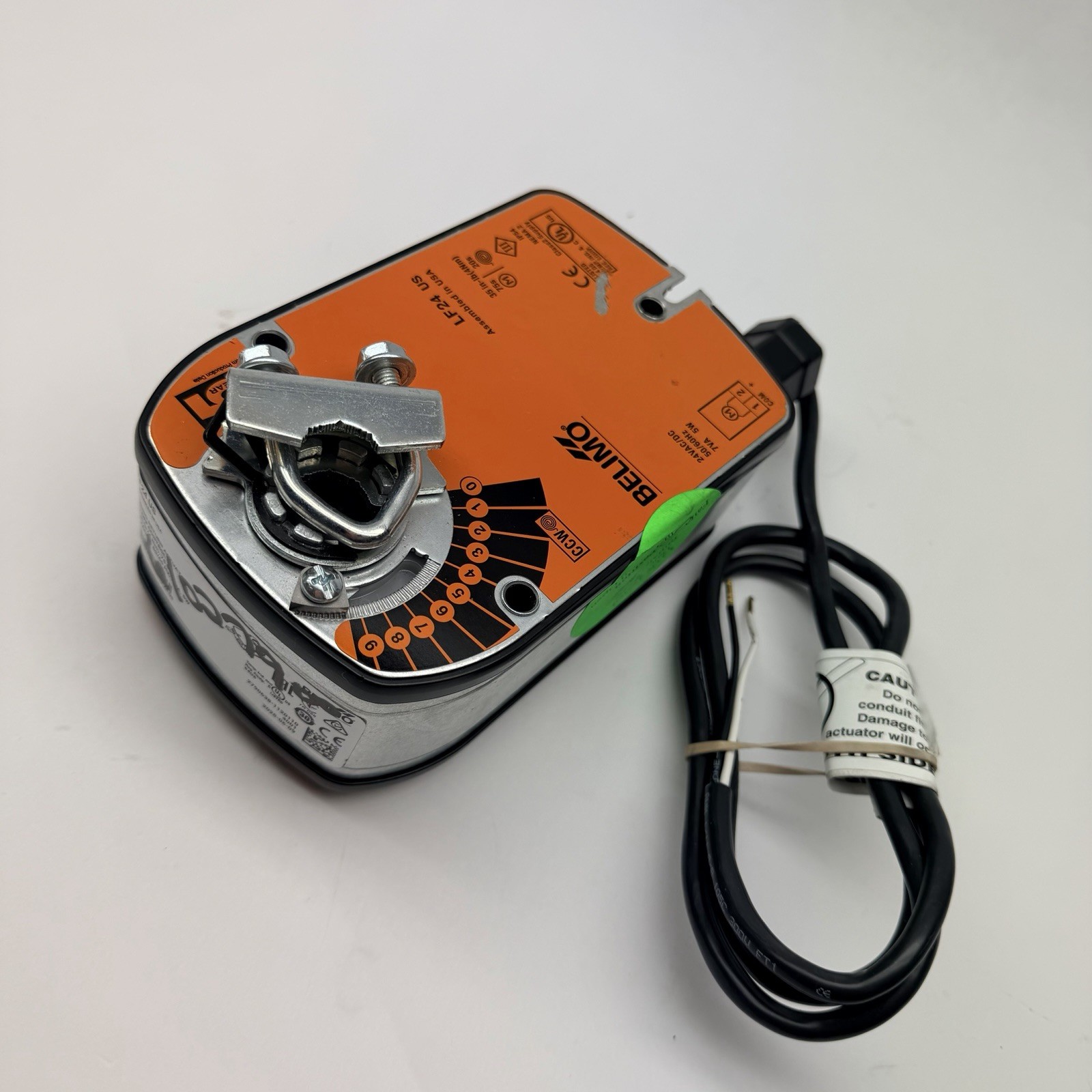 Belimo LF24 US Spring Return Damper Actuator, 24VAC/DC