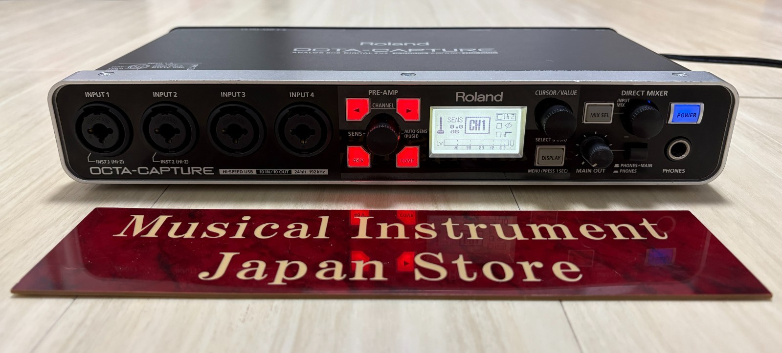 Roland UA-1010 OCTA-CAPTURE Audio Interface Digital Recorder with Power Cable