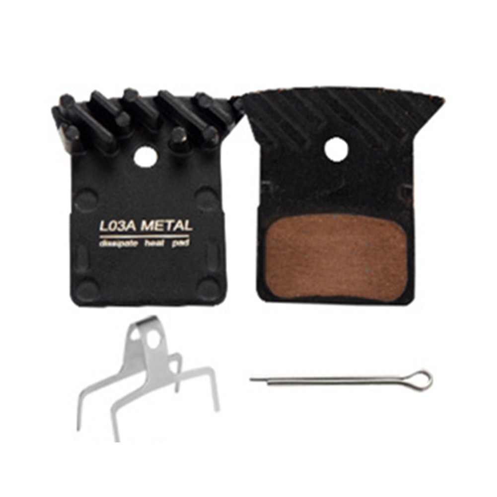 Disc Brake Pads 1 Pair Cooling Fin Full Metal Ice Tech L03A MTB Bicicleta