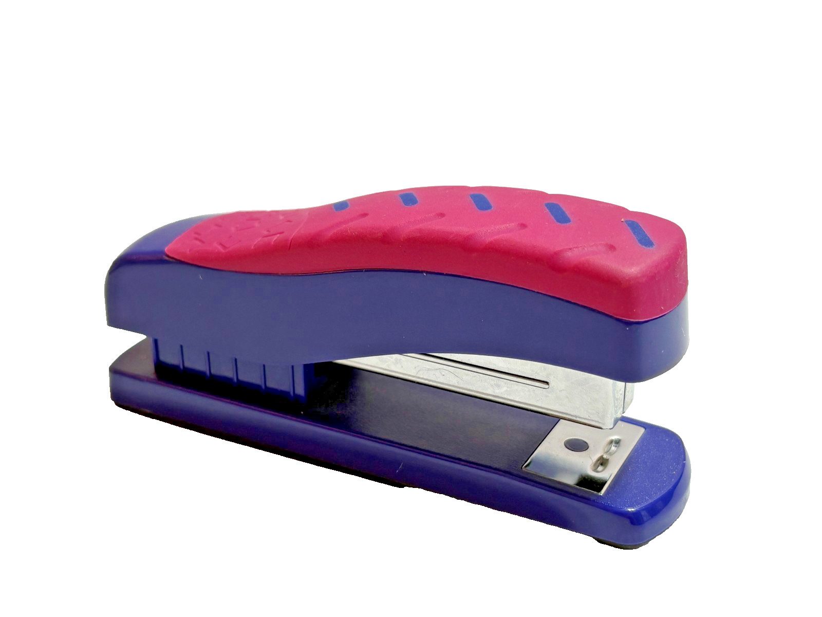 Vintage 80s 90s Stanley Bostitch 606 Purple Pink Desktop Stapler