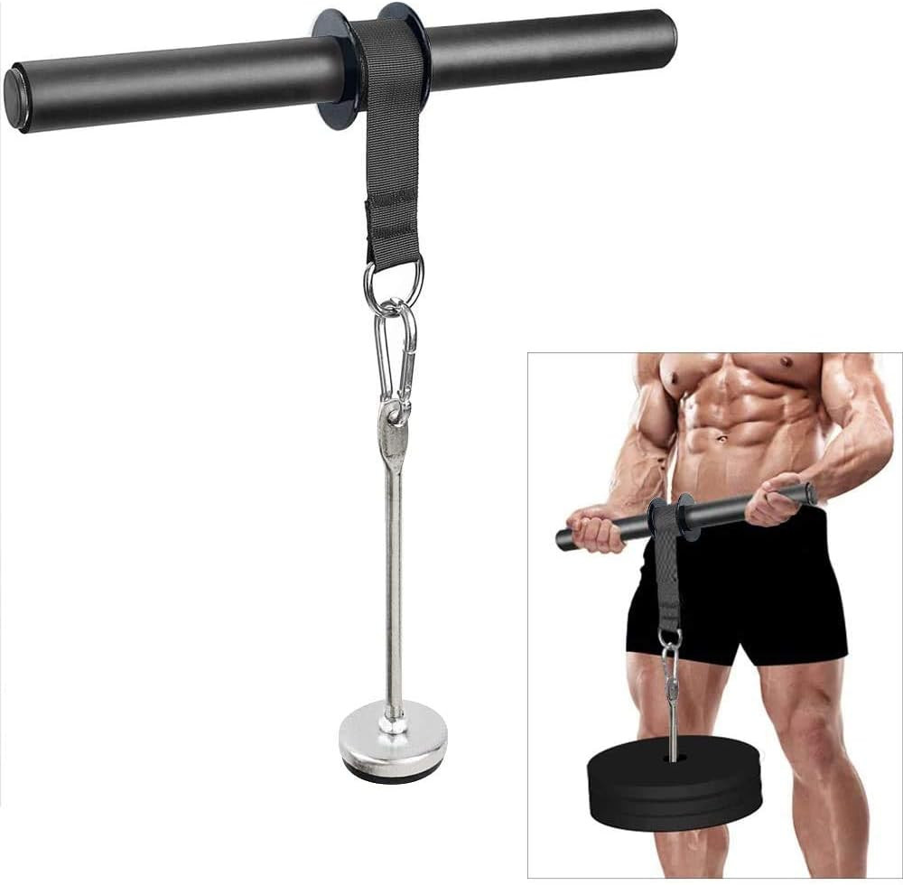 Forearm Wrist Roller Blaster Exercise Trainer Weight-Bearing Wider Nylon Stra...