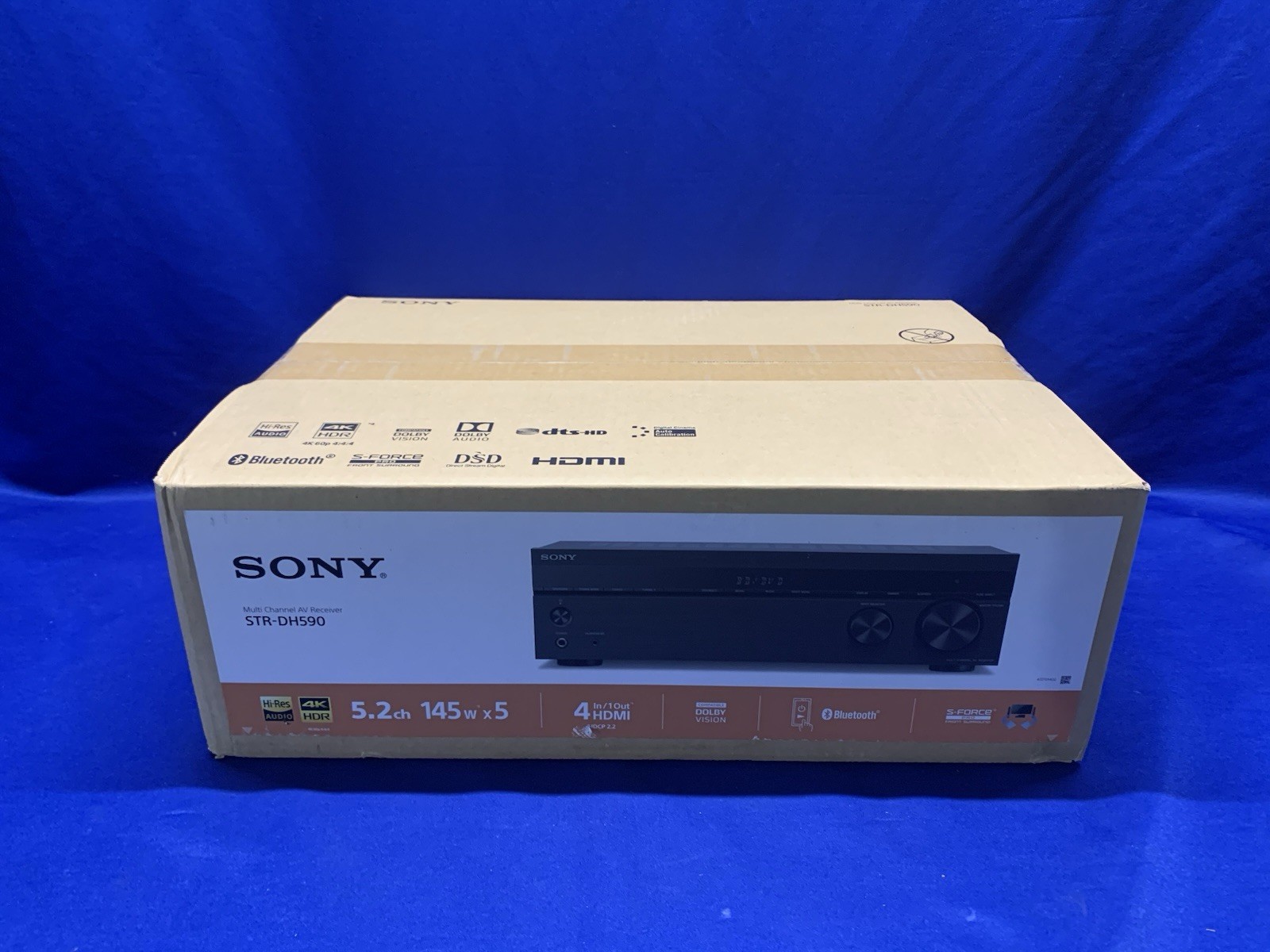 Sony STR-DH590 Mult Channel AV Receiver Hi-Res Audio 4K HDR - New Sealed Box